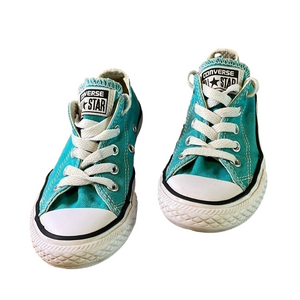 🆕⭐️HP⭐️Sz11 youth Converse All Star Turquoise GUC